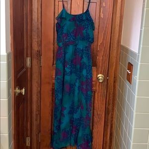 Floral pattern maxi dress